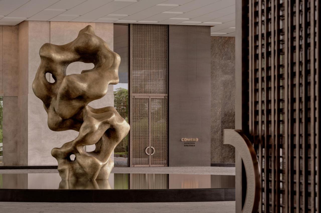 Conrad Shenzhen, The First Art Museum Hotel In Greater Bay Area With The Stunning Bay And Sunset View In The Hotel Terrace Exterior photo